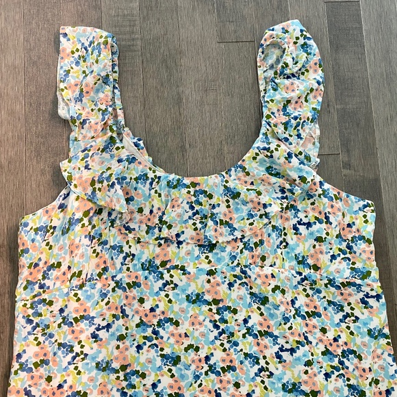 NWT Abercrombie & Fitch Lined Floral Sleeveless Dress - Picture 2 of 7